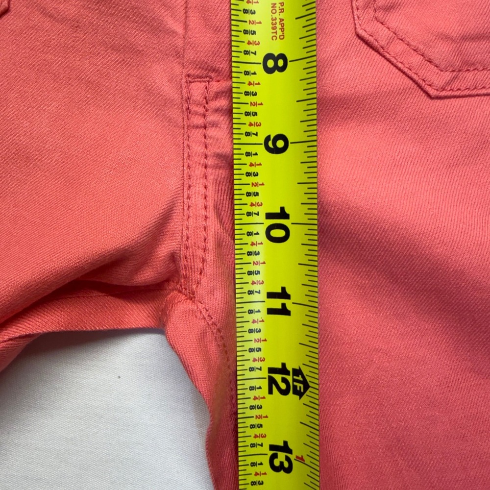 Maeve Colette Linen Blend Pants 25 Coral High Rise Wide Leg Crop Anthropologie - Picture 7 of 10